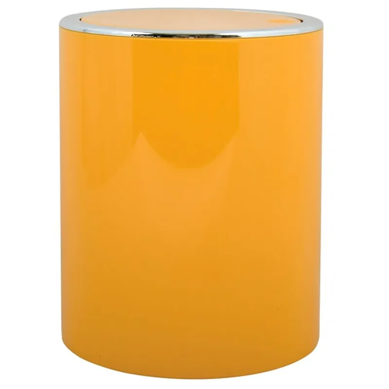 Cubo De Basura Msv "As Kamaka" 6 Litros De Plastico En Color Azul Electrico Ø18,5 X 26 Cm - Baño