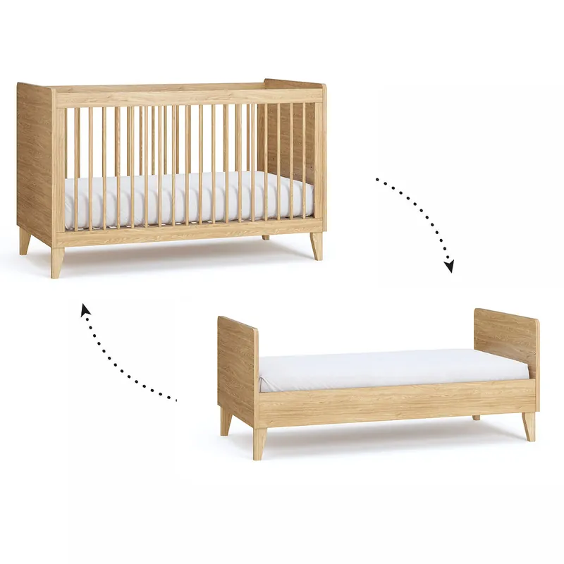 Cuna evolutiva Vox Muve Madera 70x140 - Bebé