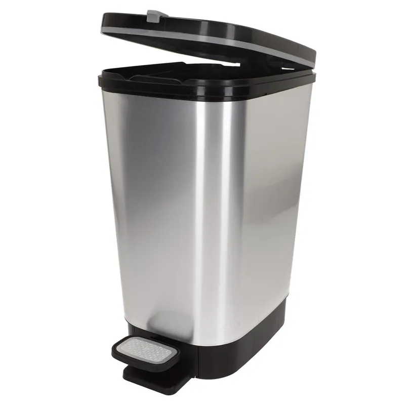 Curver Cubo de basura con pedal Chic Bin 50-60L gris