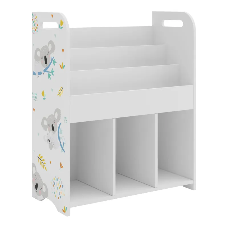 Estantería Infantil Røyrvik aglomerado 75x62x29cm - Motivo de koala [en.casa]