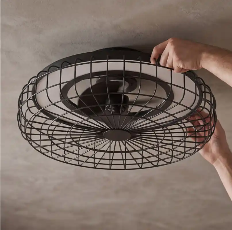 Forlight Merak - Ventilador de Techo con Lámpara LED sin Aspas. Ventilador de Plafón 6 Velocidades y Luz Regulable 2700-6000K