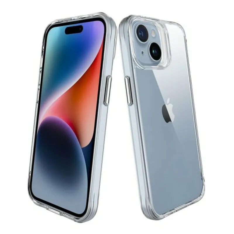 Funda para Móvil Muvit iPhone 15 Plus Transparente Apple - Electrónica