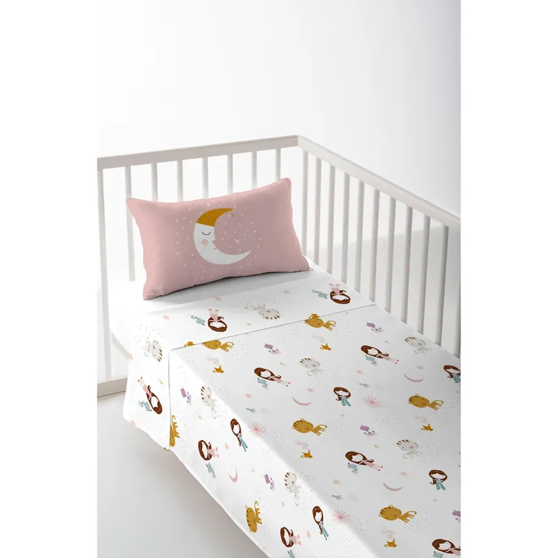 JUEGO DE SÁBANA CUNA/MAXICUNA MIL UNA NOCHE B CUNA 60 CM - Bebé