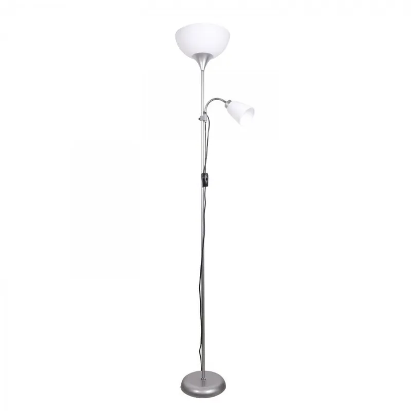 Ventilador de techo Kenia Shakespear 18W 4 aspas reversibles plata Ø107 cm - Decoración
