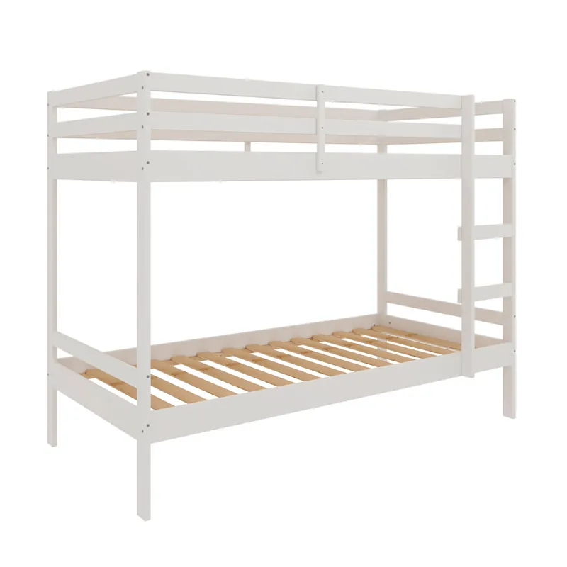 Litera infantil madera blanca 90x190cm - Descanso