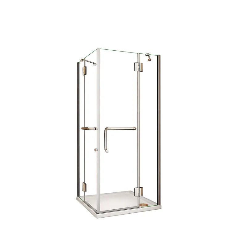 AICA Mampara de ducha cuadrada abatible vidrio antical 8mm (780-800)x(780-800)x1900mm