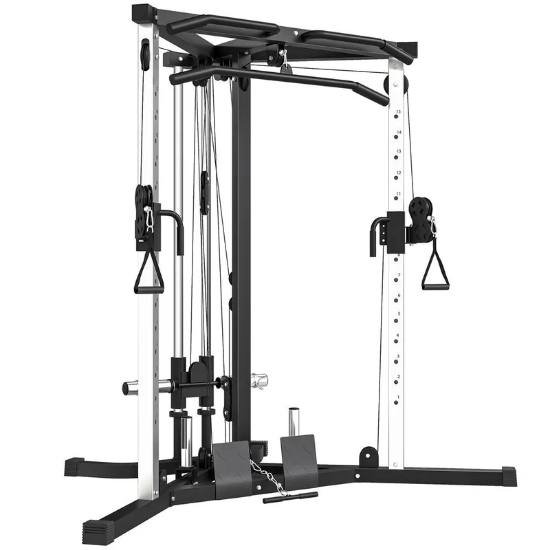 SPORTNOW Multiestación Musculación Máquina de Musculación Entrenamiento para Fitness Gimnasio en Casa,Ejercitar Parte Superior Cuerpo - Deporte