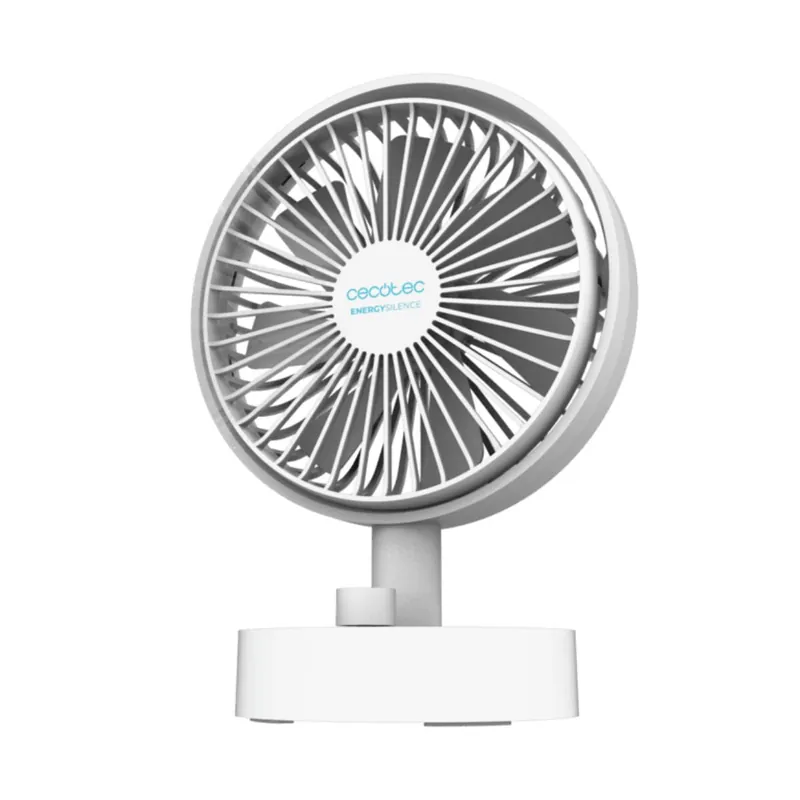 Ventilador de sobremesa Cecotec EnergySilence 2000 Portable Desk inclinación ajustable blanco Ø15 cm - Electrodomésticos