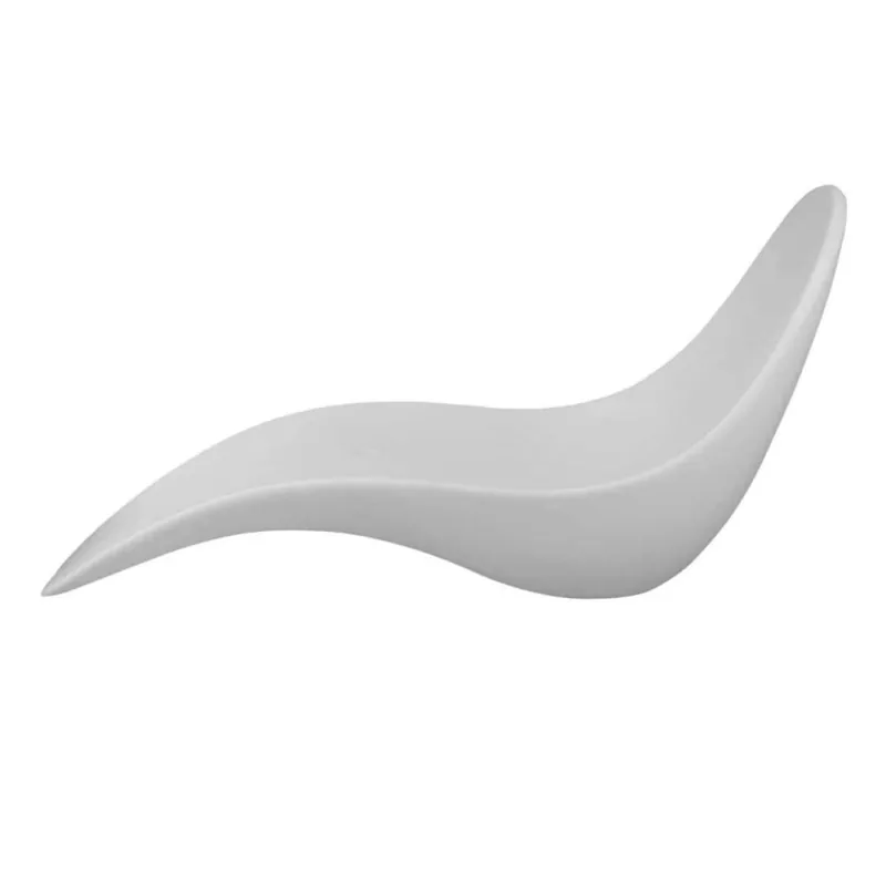 Tumbona De Plástico Concetta, También Puede Utilizarla Como Tumbona Blanca Para La Piscina, El Jardín, El Hogar o El Negocio. Excelente Como Accesorio De Mobiliario De Exterior o Interior. Alta Resistencia y Durabilidad.