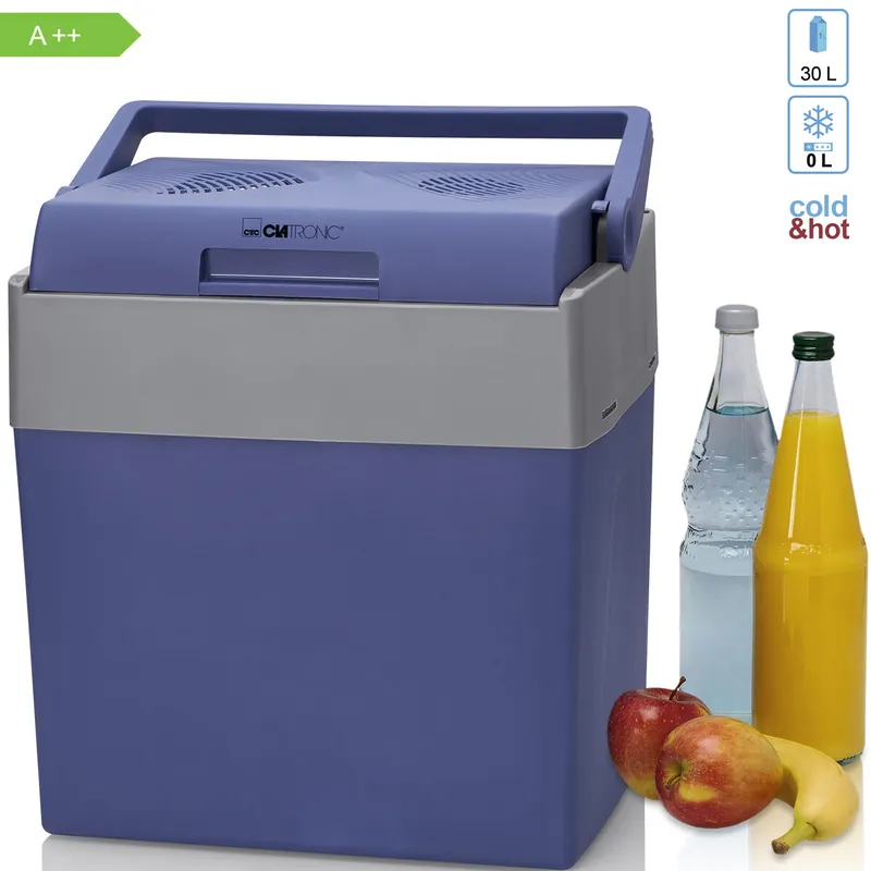 Clatronic KB 3714 Nevera Portátil Eléctrica, 28 L, Conexión 12V/220V, Enfría, Ideal Camping, Clase F, 600 , Azul - Electrodomésticos