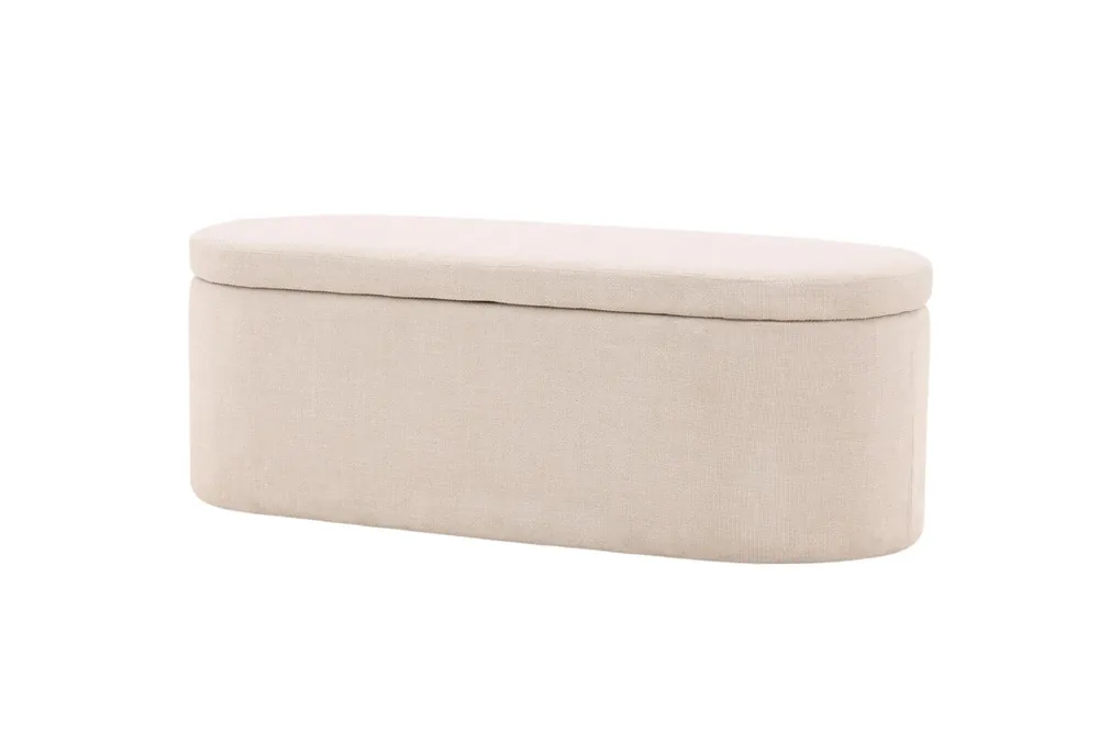 Otomana POTENZA 130x50x47 Beige - Sofás sillones puffs