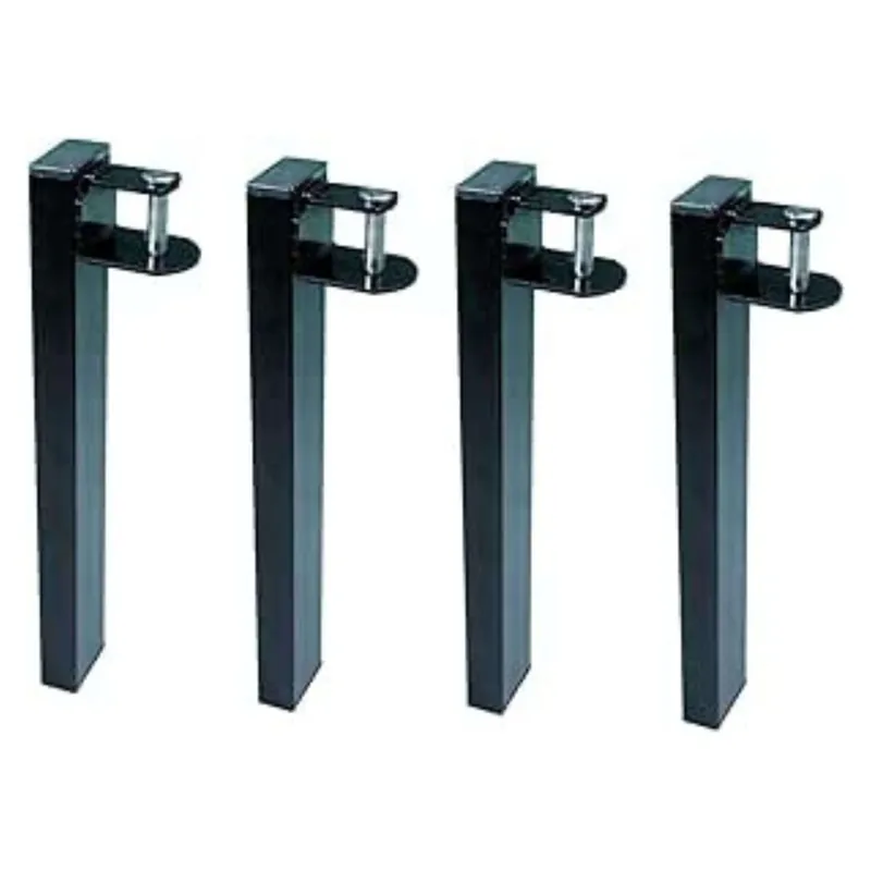 Pack 4 Patas Canguro para Somier - Metálicas y Rectangulares - Ideales para Cama Nido - Cuens
