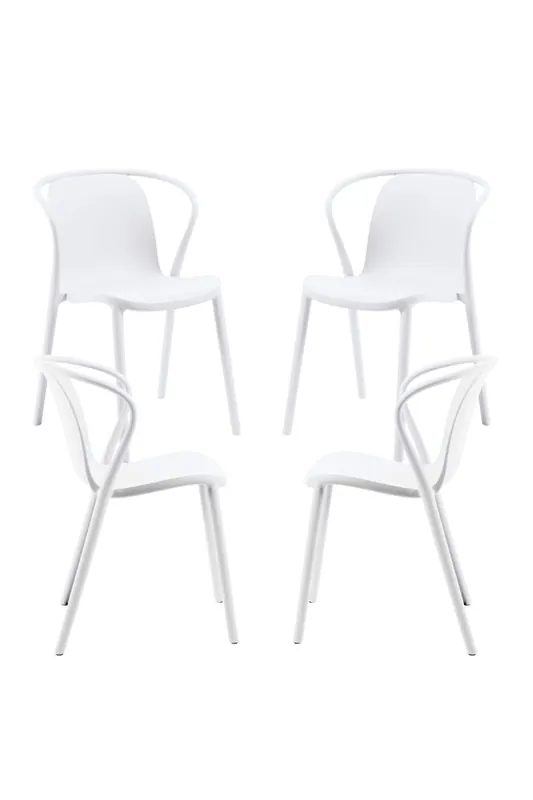 Pack 4 Sillas Zotli - Blanco