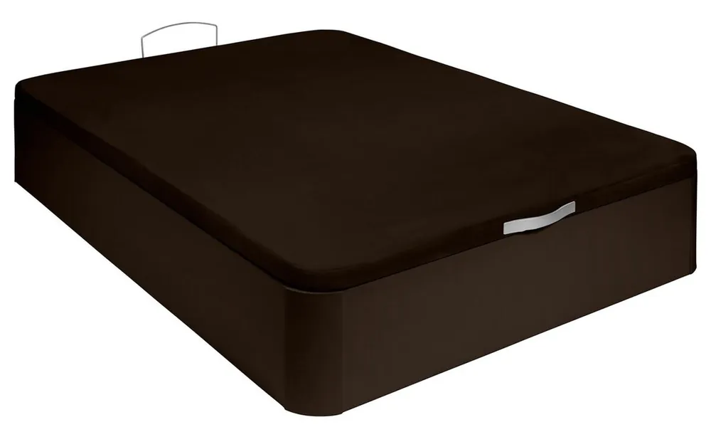 PACK DE CANAPÉ DE MADERA WENGUE + COLCHÓN VISCOELÁSTICO - Descanso