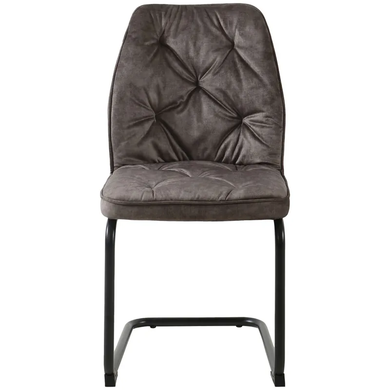 Pack de 2 sillas MARGO color gris - Muebles