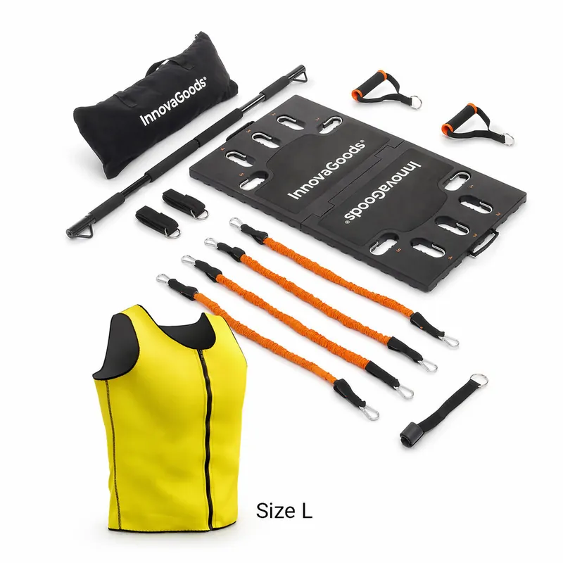 Pack Entrenamiento Portátil y Chaleco Deportivo Sauna InnovaGoods - Deporte