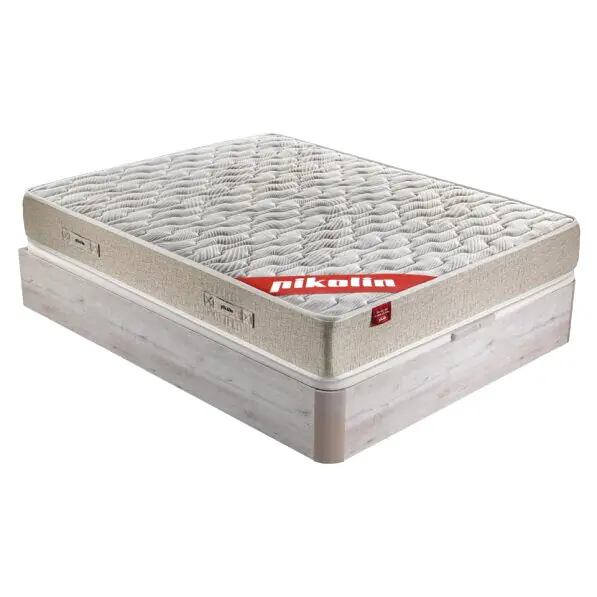 Pack SALERMO colchón Adaptex 150x190cm y canapé glaciar PIKOLÍN - Descanso