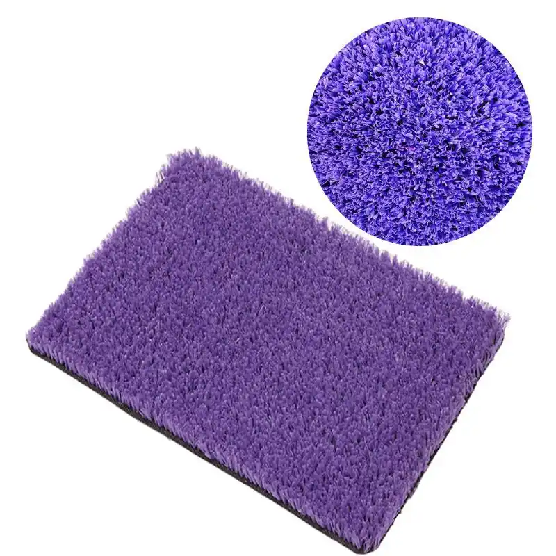 Césped artificial 8mm / 2x5 (10m²) / 34,000 puntadas/m² / Morado - Jardín