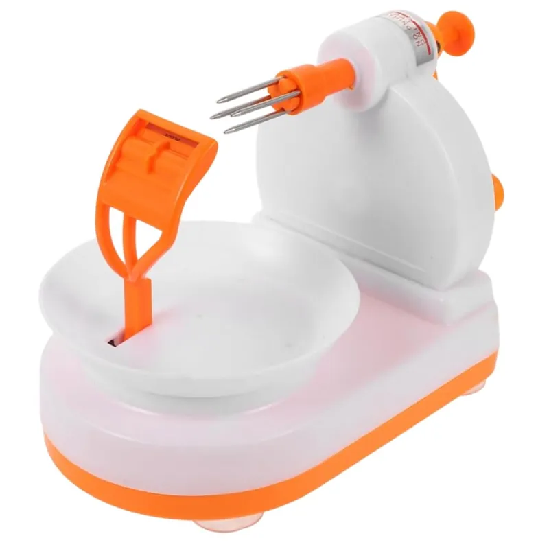 Pelador de fruta de plástico ABS color Naranja y blanco - Cocina