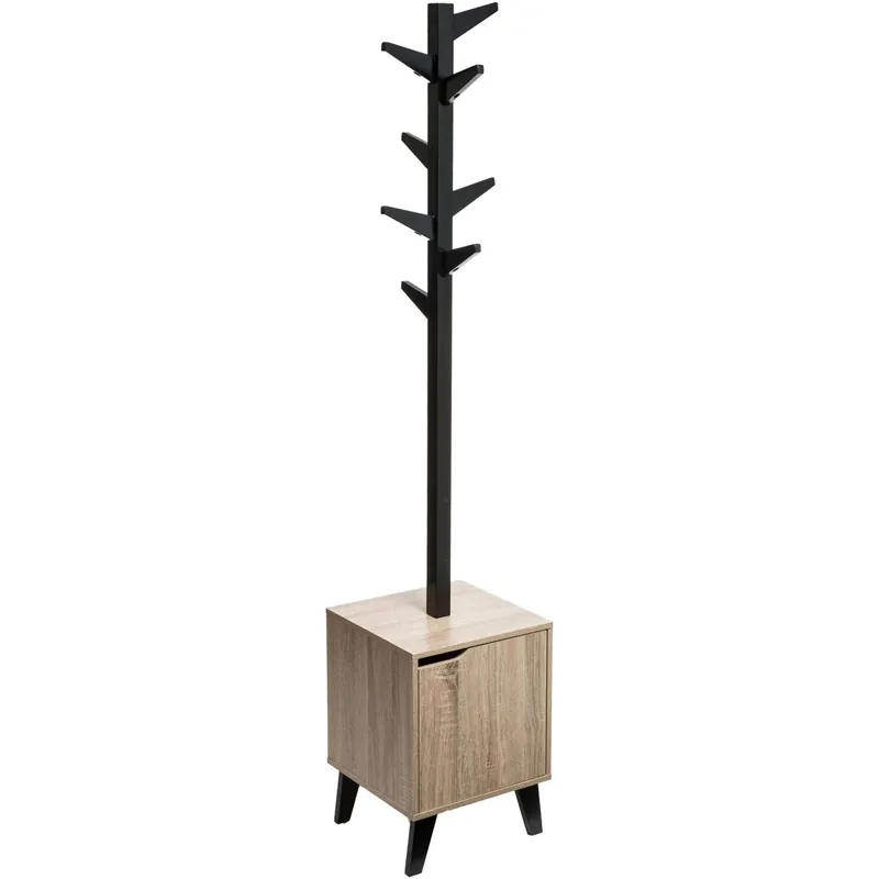 Perchero de Pie N'Modul 8 Barillas y Puerta 35x159 cm - Decoración