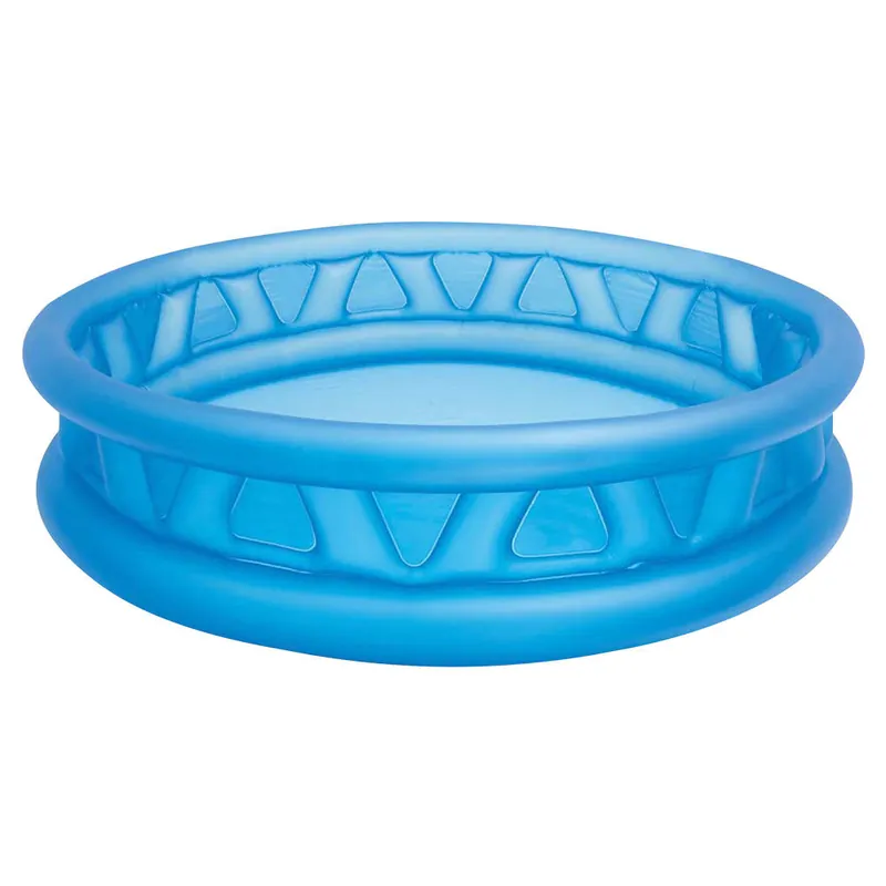 Piscina hinchable infantil con 2 aros y relieve intex - Jardín