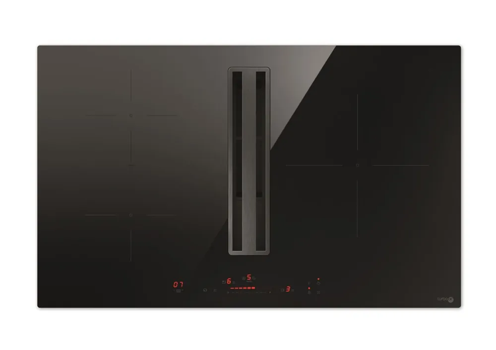 Placa de inducción con extractor TURBOAIR IMPULSO 3 zonas 80cm - Electrodomésticos