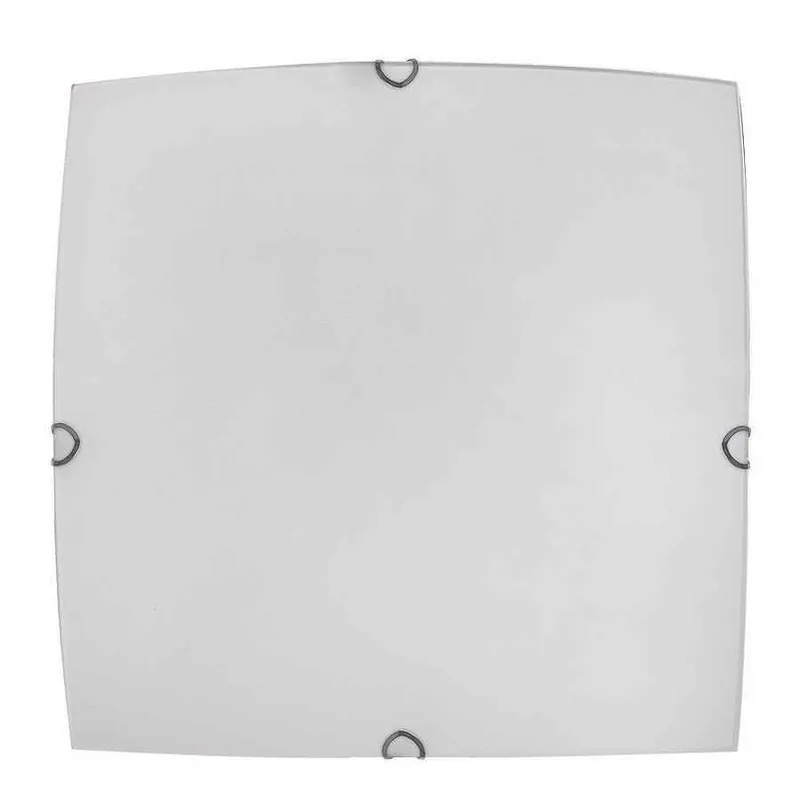 plafon cristal color blanco serie ayla 30cm - Decoración