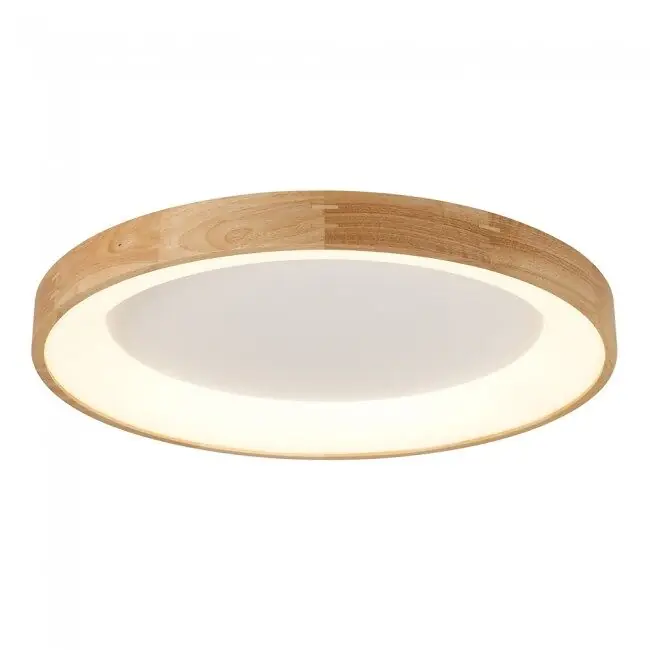Plafón de techo LED Mad (56W) Acrílico - Madera Nórdico