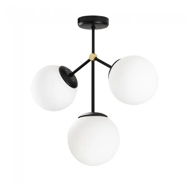 Plafón de techo Mulen Negro 3 Luces marca Wonderlamp - Decoración