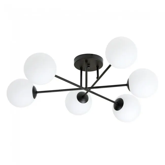 Plafón de techo Nicolo Opal 6 luces marca Wonderlamp - Decoración