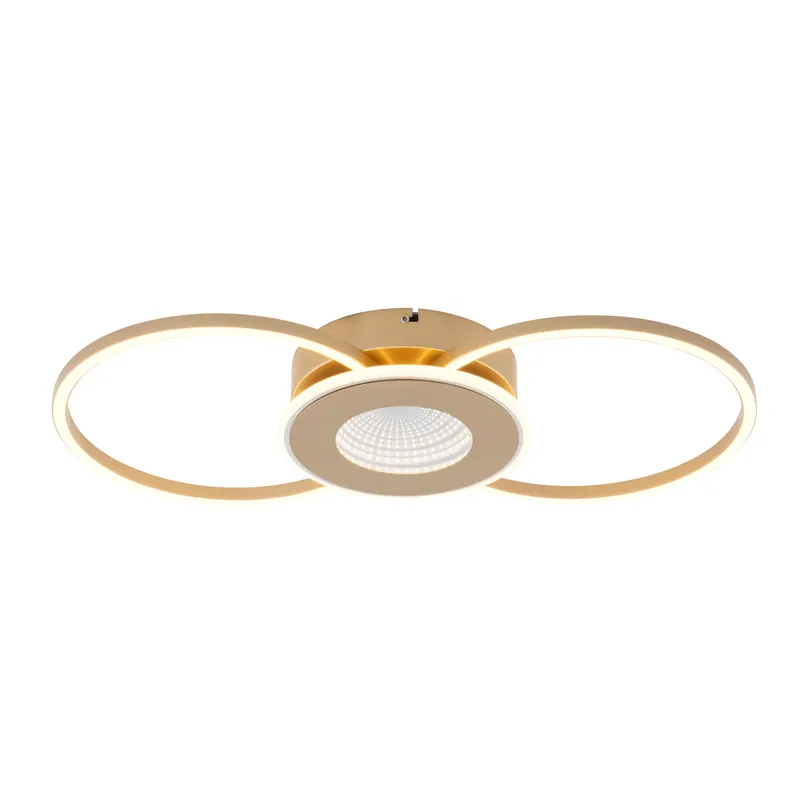 Plafón ERATO led 20W 57cm color dorado marca CONFORAMA - Decoración