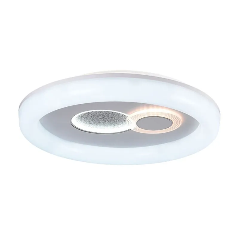 Plafón Hermes Bel Air 108W luz LED 10200 lm blanco Ø50x7 cm - Decoración