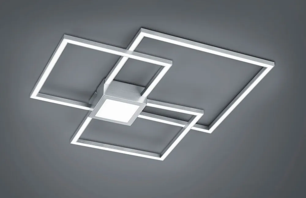 Plafón HYDRA led 38w 65,5cm plata - Decoración