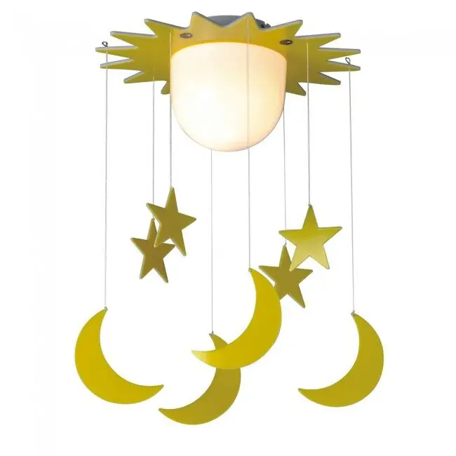 Plafón infantil Estrellas y Lunas Plástico Infantil - Decoración