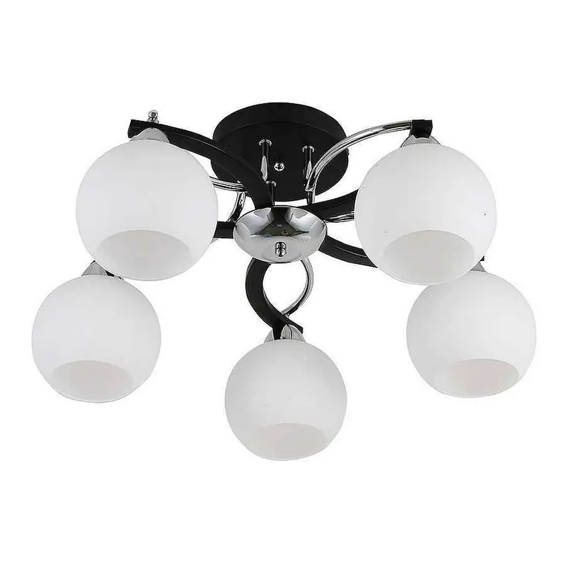 plafon metal color negro serie pissis 53cm - Decoración
