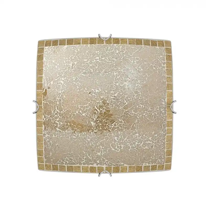 plafon metal color dorado serie tenor 30cm - Decoración