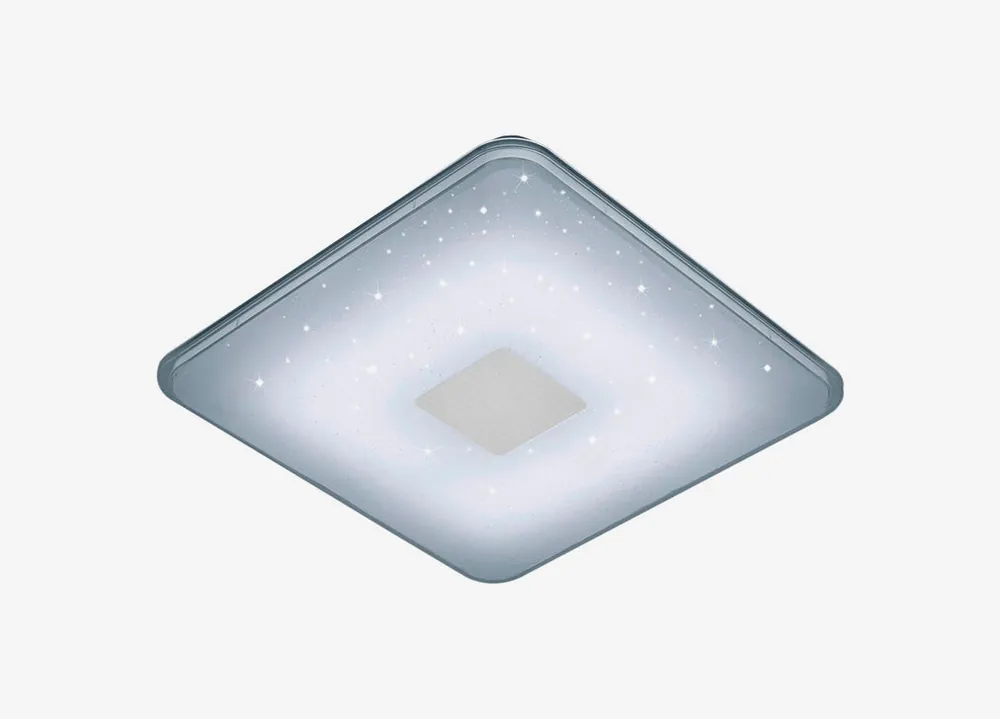 Plafón SAMURAI LED 21,5w 42cm blanco efecto estrella - Decoración