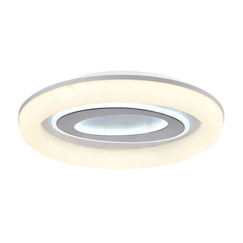 Plafón Tebe Bel Air 130W luz LED 12300 lm blanco Ø50x7 cm - Decoración