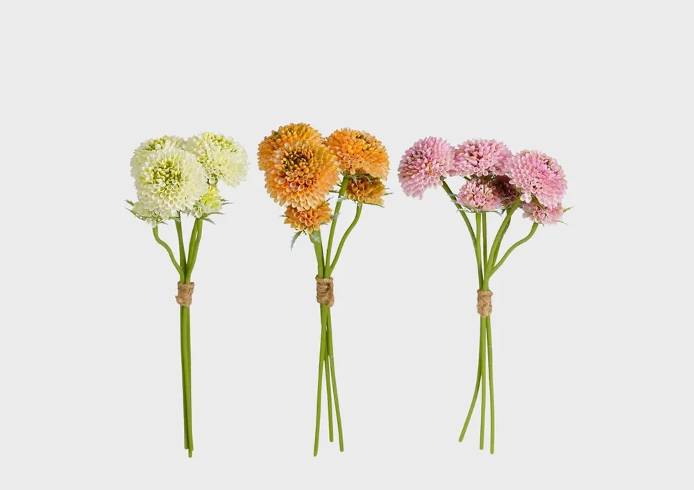 Planta floral artificial DALIA colores surtidos 19,5x16,5cm - Decoración