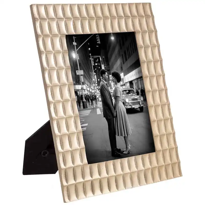 Porta fotos 13X18 dorado 19,8x1,4x24,5h cm - Decoración