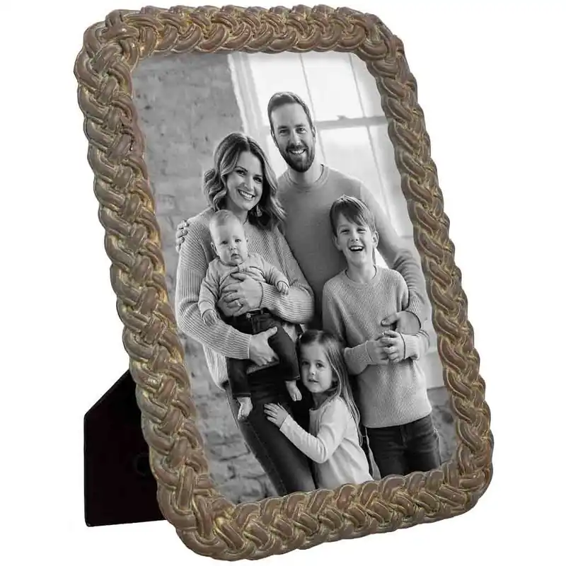 Porta fotos 13X18 dorado 15,6x1,6x20,5h cm - Decoración