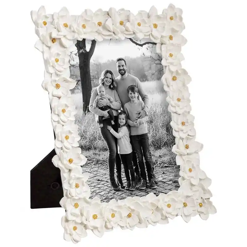 Porta fotos 13X18 blanco 17,7x2x23h cm - Decoración