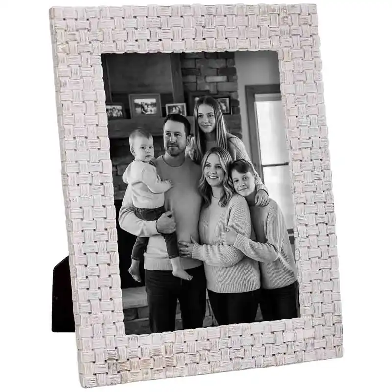 Porta fotos 13X18 blanco 18x1,5x22,6h cm - Decoración