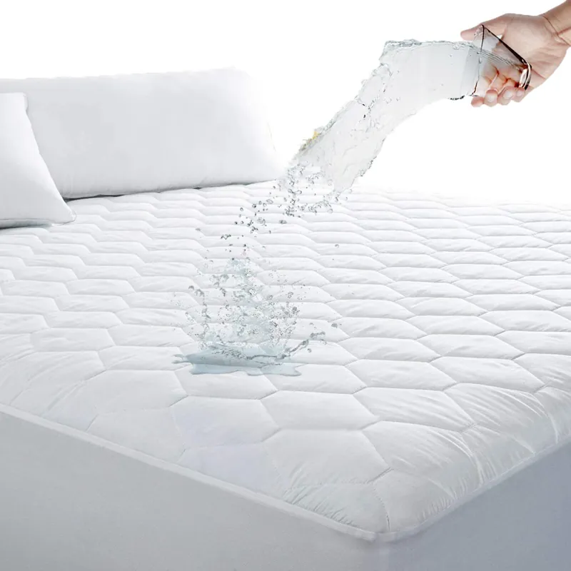 Protector Acolchado PU Impermeable transpirable cama de 80 - Descanso