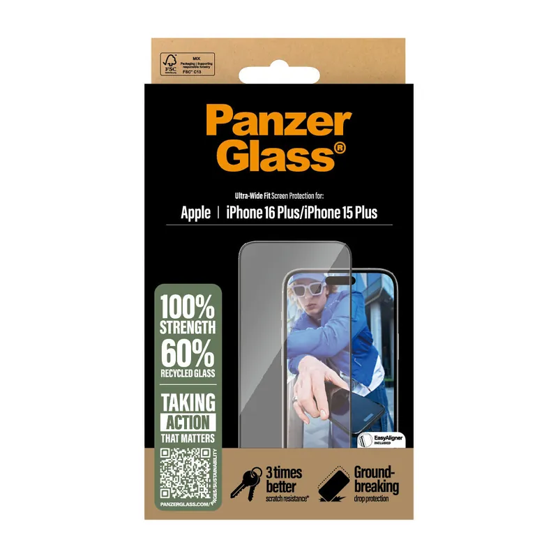 Protector de Pantalla Panzer Glass 2863 Apple - Electrónica