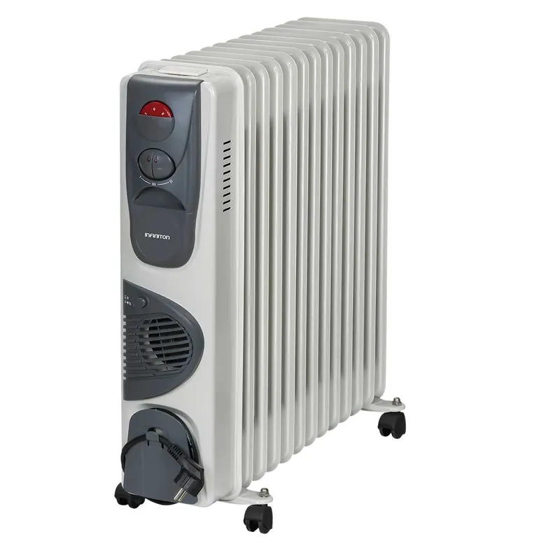 Radiador de aceite Infiniton HOT-300T 3000W 3 niveles de potencia blanco