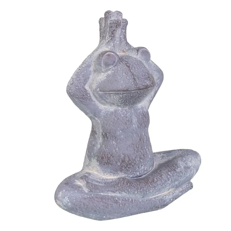 Rana decorativa de magnesio 7,8x4,7x10,8 - Decoración