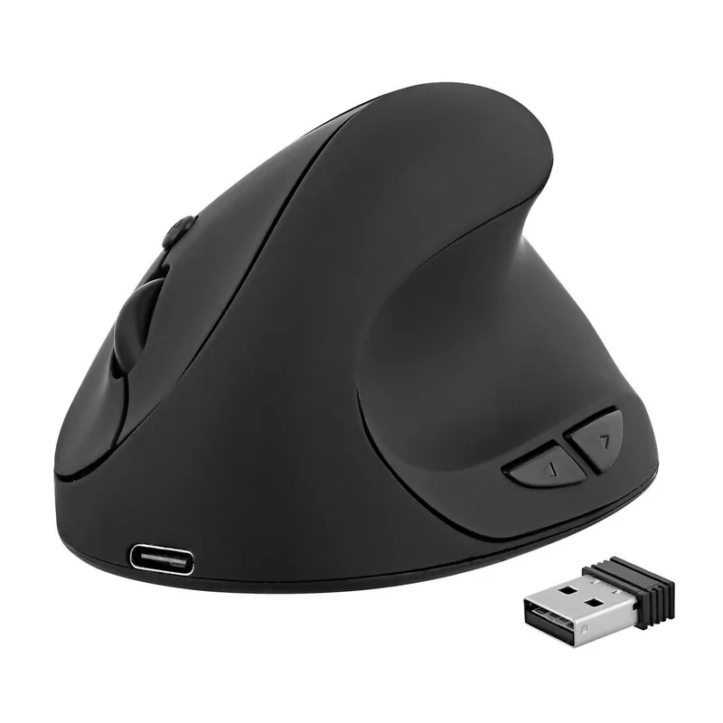 Ratón Ergonómico Óptico TNB Ergo Line Negro 1600 dpi - Electrónica