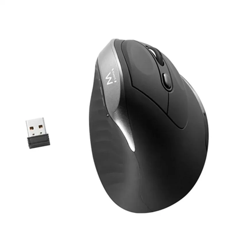 Ratón Ergonómico Óptico Ewent ew3229 Negro/Gris - Electrónica