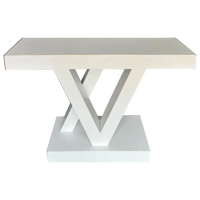 Recibidor de madera blanco Con dimensiones 120x38x80h cm - Muebles